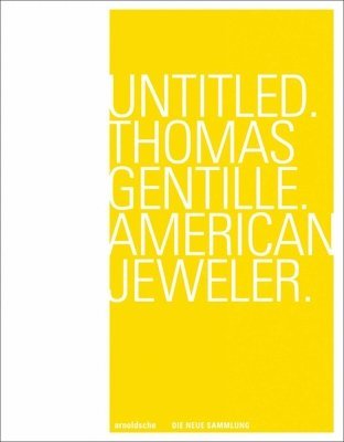 bokomslag Untitled. Thomas Gentille. American Jeweler.