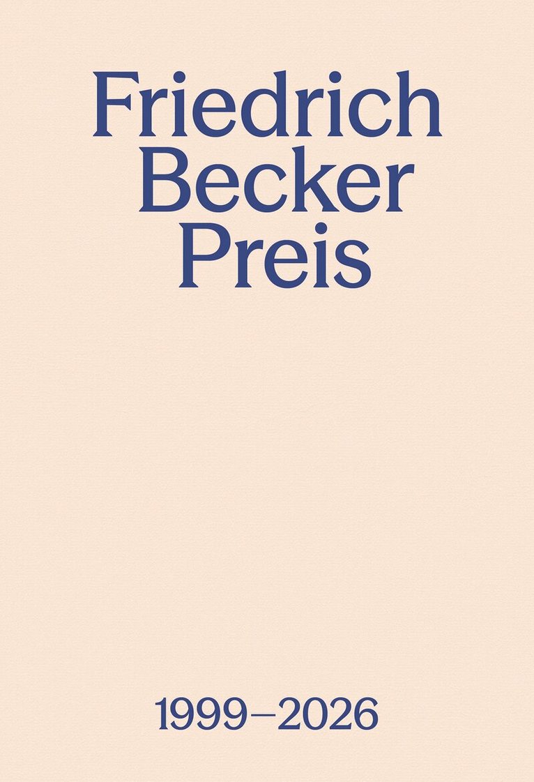 Malte Guttek - Friedrich Becker Prize 1999–2026, Häftad