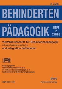 bokomslag Behindertenpädagogik - Vierteljahresschrift für Behindertenpädagogik und Integration Behinderter in Praxis, Forschung und Lehre