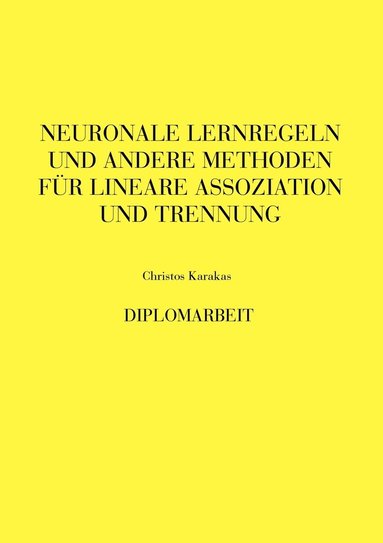 bokomslag Neuronale Lernregeln und andere Methoden