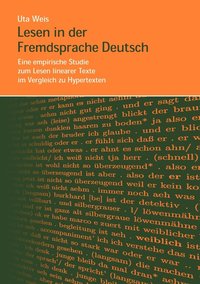 bokomslag Lesen in der Fremdsprache Deutsch-Eine empirische Studie zum Lesen linearer Texte...