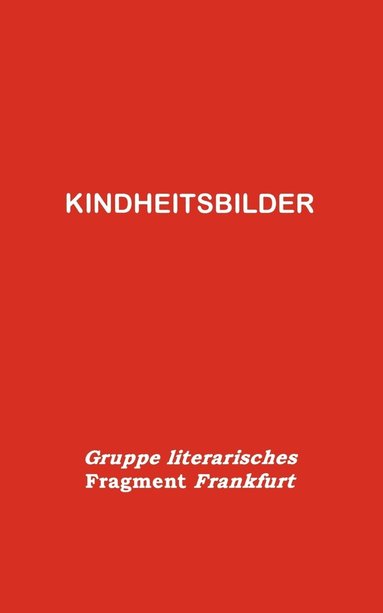 bokomslag Kindheitsbilder