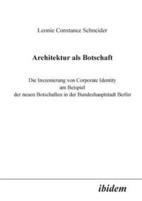 bokomslag Architektur als Botschaft