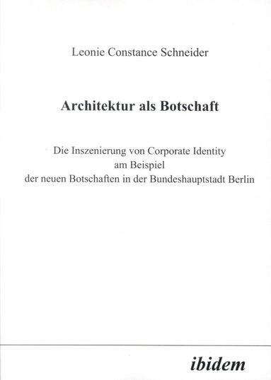 bokomslag Architektur als Botschaft