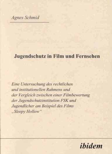 bokomslag Jugendschutz in Film und Fernsehen