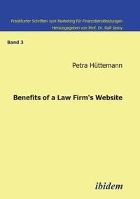 bokomslag Benefits of a law firm's website.