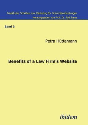 bokomslag Benefits of a law firm's website.