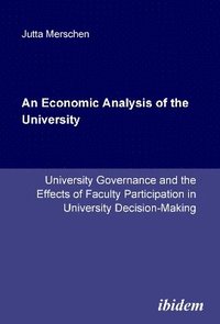 bokomslag An Economic Analysis of the University