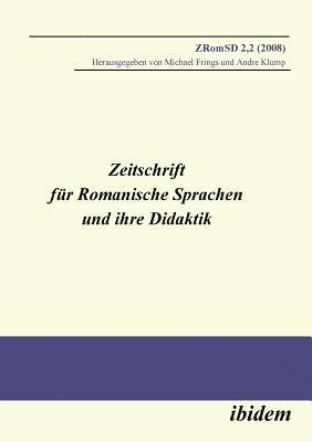 Zeitschrift fr Romanische Sprachen und ihre Didaktik. Heft 2.2 1