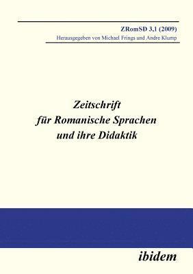 Zeitschrift fr Romanische Sprachen und ihre Didaktik. Heft 3.1 1