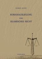 bokomslag Koranauslegung und islamisches Recht