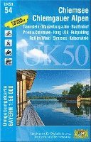 bokomslag Chiemsee - Chiemgauer Alpen 1 : 50 000 (UK50-54)