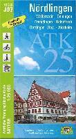 bokomslag ATK25-J07 Nördlingen (Amtliche Topographische Karte 1:25000)