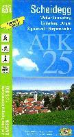 ATK25-R04 Scheidegg (Amtliche Topographische Karte 1:25000) 1