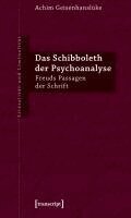 Achim Geisenhanslüke - Das Schibboleth der Psychoanalyse, Häftad
