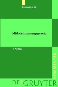 bokomslag Mitbestimmungsgesetz