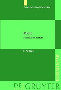 bokomslag Miete: Handkommentar. §§ 535 Bis 580a Des Bürgerlichen Gesetzbuches