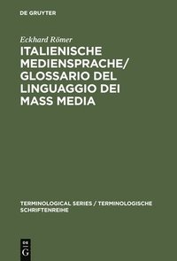 bokomslag Italienische Mediensprache / Glossario del linguaggio dei mass media