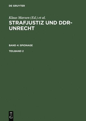 Strafjustiz und DDR-Unrecht. Band 4 1