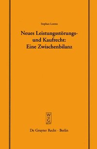 bokomslag Neues Leistungsstörungs- und Kaufrecht