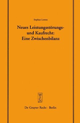 bokomslag Neues Leistungsstorungs- Und Kaufrecht