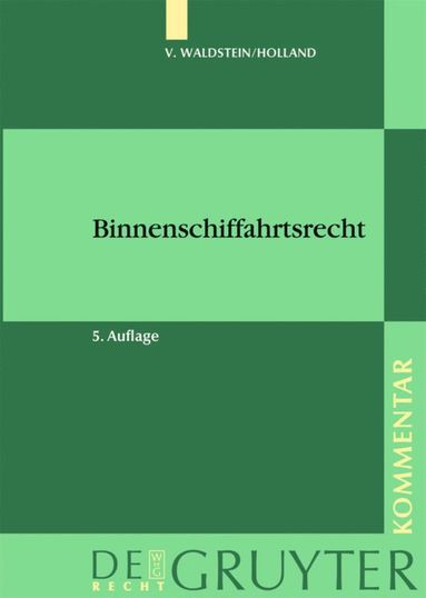 bokomslag Binnenschiffahrtsrecht