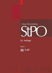 Volker Erb, Karl Heinz Gössel, Kirsten Graalmann-Scheerer, Hans-Heiner Kühne, Klaus Lüderssen, Matthias Jahn, Wolfgang Siolek - Einleitung; §§ 1-47; Sachregister, Inbunden