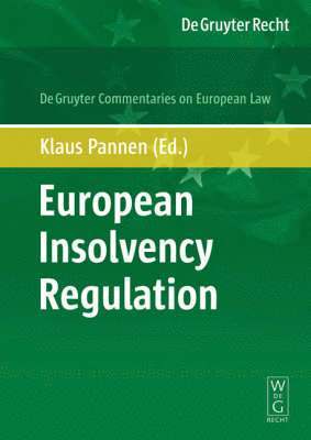 bokomslag European Insolvency Regulation