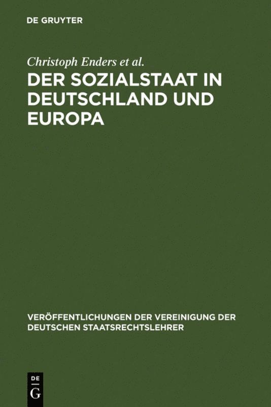 Der Sozialstaat in Deutschland und Europa 1