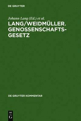 bokomslag Lang/Weidmller. Genossenschaftsgesetz