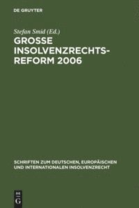 bokomslag Große Insolvenzrechtsreform 2006