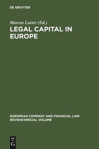 bokomslag Legal Capital in Europe