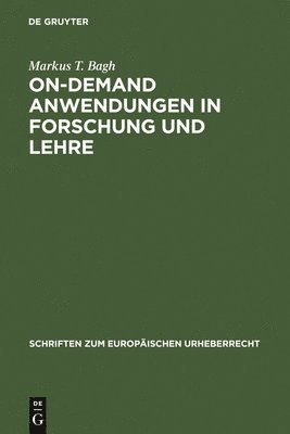 On-demand Anwendungen in Forschung und Lehre 1