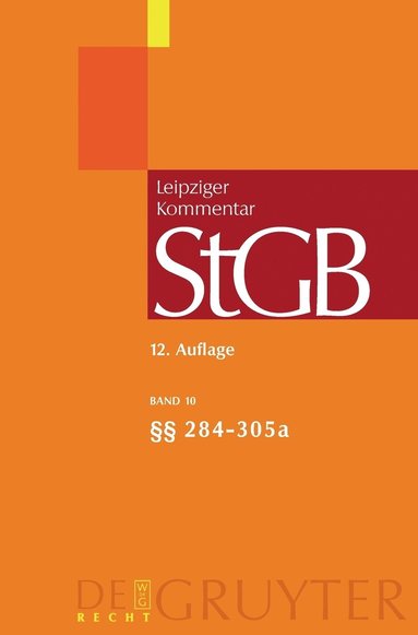 Bernd Schünemann, Klaus Tiedemann, Christoph Krehl, Bernd Schünemann, Hagen Wolff, Klaus Tiedemann - §§ 284 Bis 305a, Inbunden