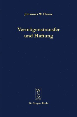 bokomslag Vermgenstransfer und Haftung