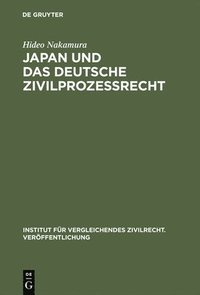 bokomslag Japan und das deutsche Zivilprozessrecht