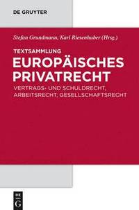 bokomslag Textsammlung Europisches Privatrecht