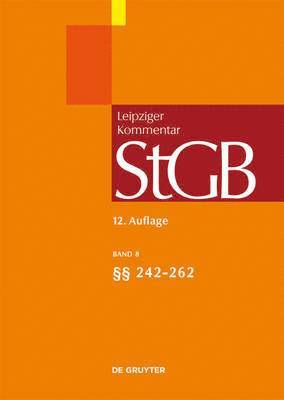 bokomslag Strafgesetzbuch. Leipziger Kommentar, Band 8, §§ 242-262