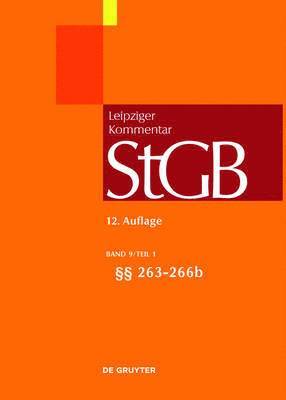 Klaus Tiedemann, Brian Valerius, Joachim Vogel, Bernd Schünemann, Manfred Möhrenschlager - §§ 263-266b, Inbunden