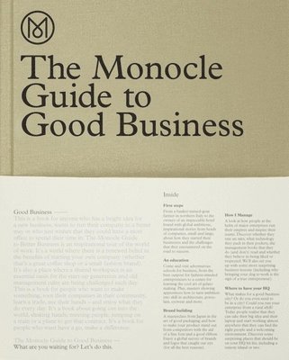 bokomslag The Monocle Guide to Good Business