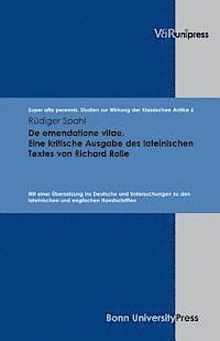 bokomslag De Emendatione Vitae. Eine Kritische Ausgabe Des Lateinischen Textes Von Richard Rolle