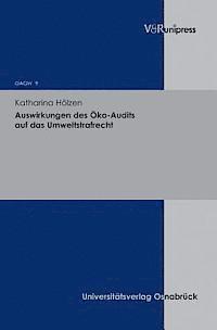 bokomslag Auswirkungen Des Oko-Audits Auf Das Umweltstrafrecht