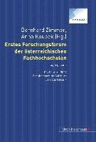 bokomslag Erstes Forschungsforum Der Oesterreichischen Fachhochschulen