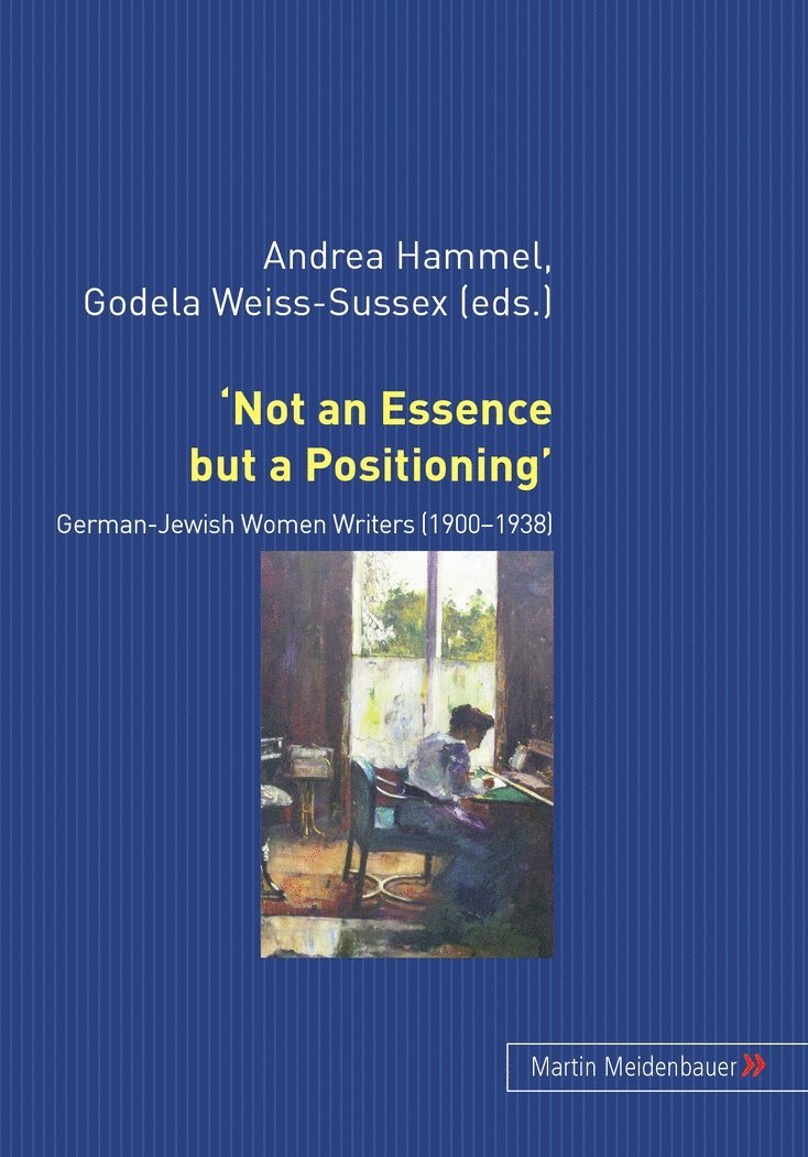 Andrea Hammel, Godela Weiss-Sussex - ‘Not an Essence but a Positioning’, Häftad