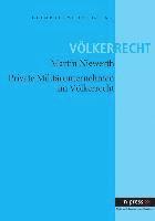 bokomslag Private Militaerunternehmen Im Voelkerrecht