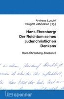 bokomslag Hans Ehrenberg: Der Reichtum seines judenchristlichen Denkens
