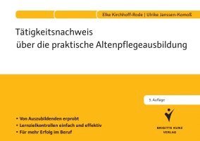 bokomslag Tätigkeitsnachweis über die praktische Altenpflegeausbildung