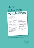 dem Schreiben verschrieben