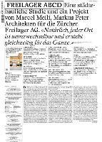 Marcel Meili, Markus Peter Architect - Freilager ABCD, Häftad
