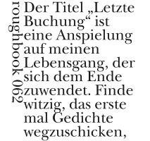 Peter Wawerzinek - Die letzte Buchung, Häftad